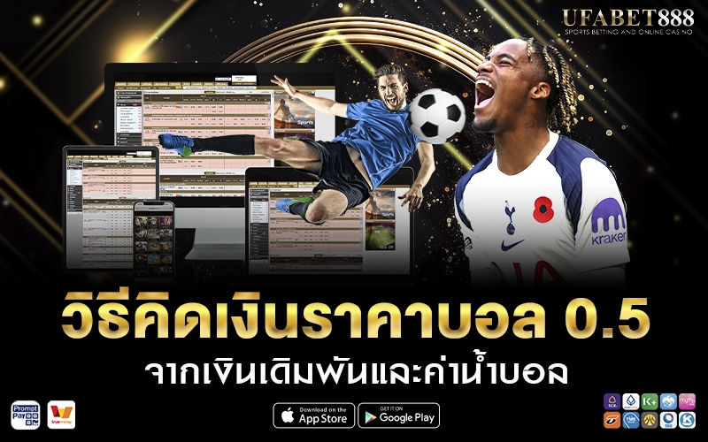 วิธีคิดเงินราคาบอล 0.5
