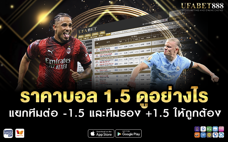 ราคาบอล 1.5 ดูอย่างไร